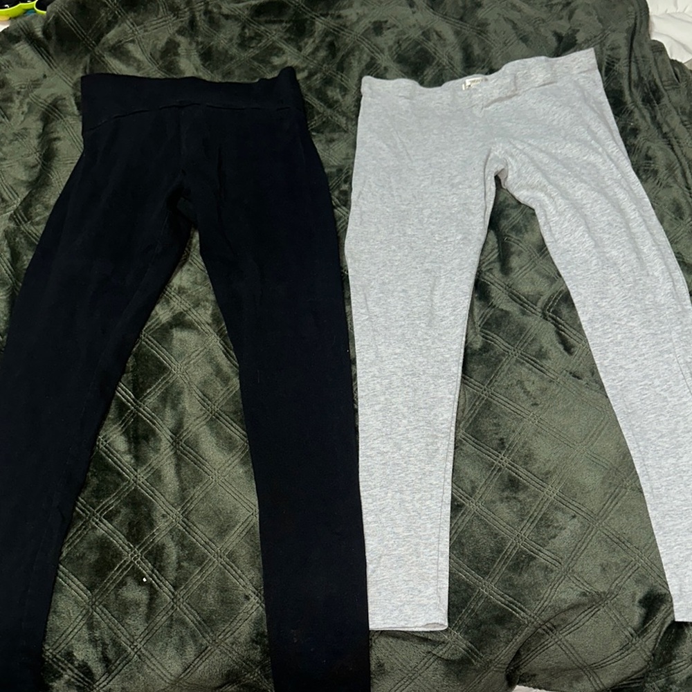 Kids Black and Gray Leggings